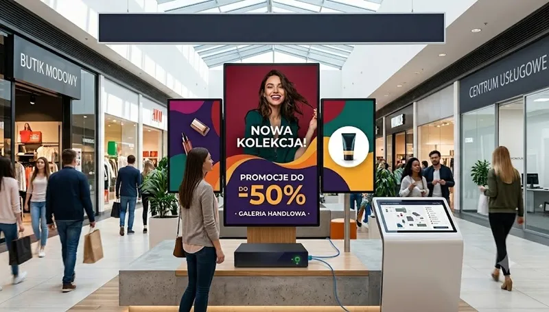 Totem reklamowy – nowoczesne narzędzie promocji, które przyciąga wzrok klientów
