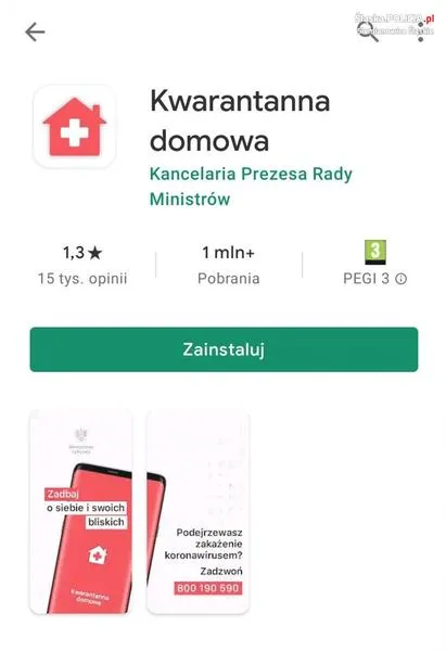 Aplikacja kwarantanna