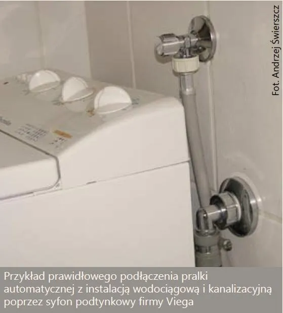 Bezpieczny montaż pralki