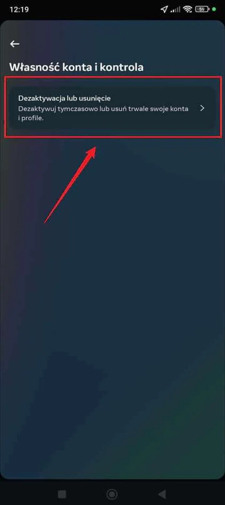 Dezaktywacja Instagrama krok po kroku