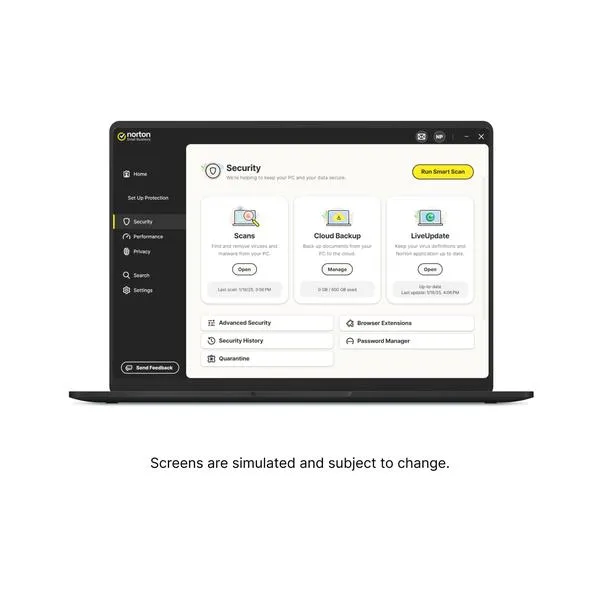 Dezaktywacja Norton Security