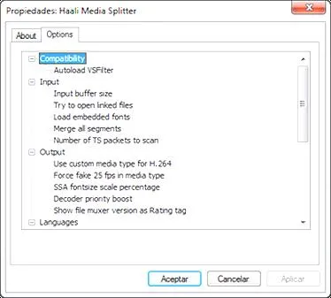 Haali Media Splitter