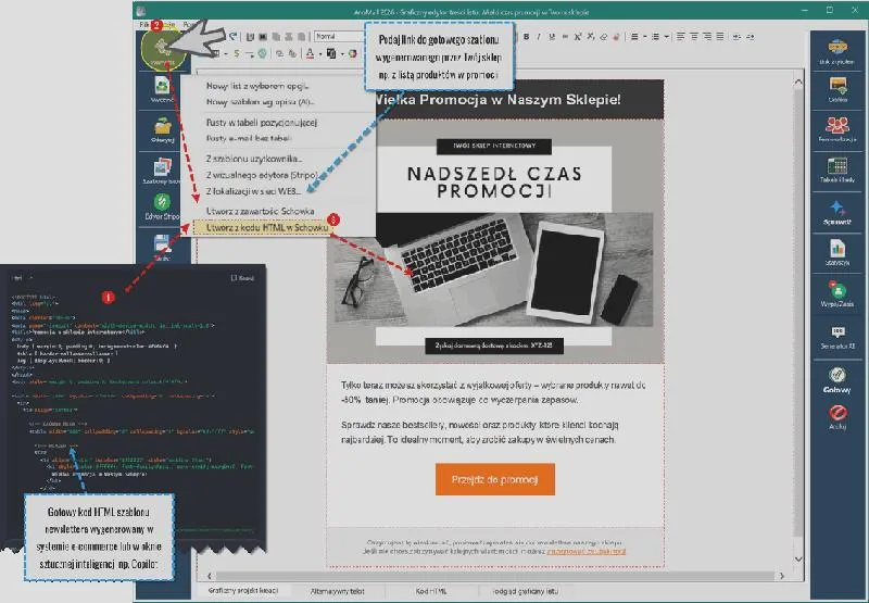 Html w mailingu