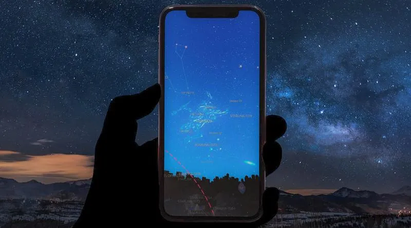 Identyfikacja gwiazd w smartfonie