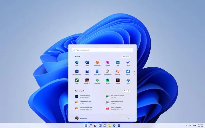 Możliwości interfejsu Windows 11