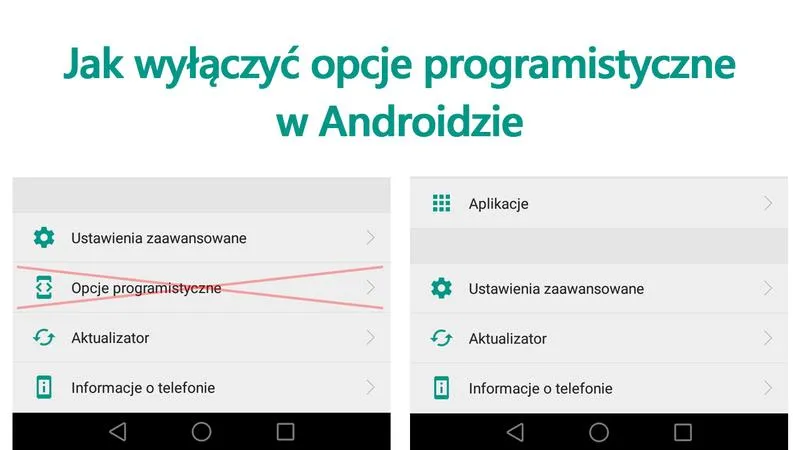 Opcje programistyczne Android krok po kroku