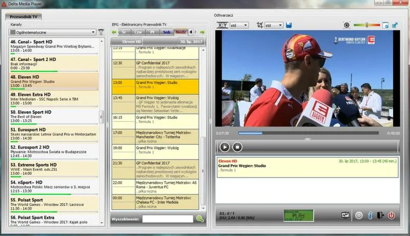 Problemy z Delta Media Player