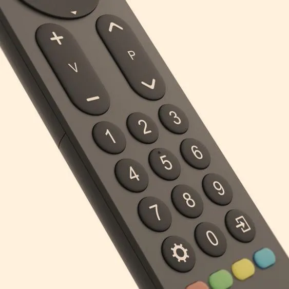 Przyciski na obudowie telewizora
