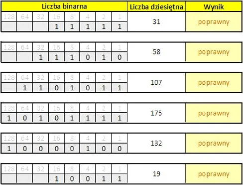 System binarny