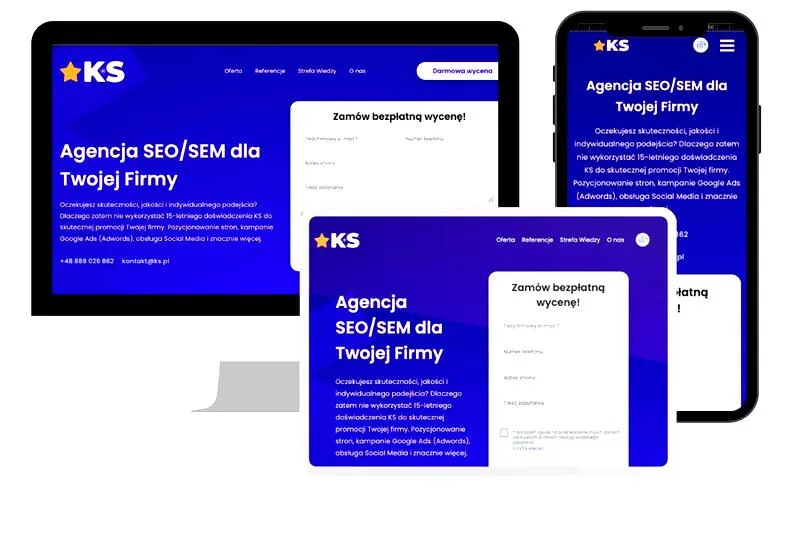 Testowanie responsywności strony