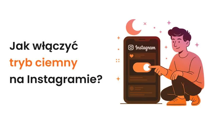 Tryb ciemny Instagram