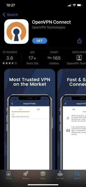 VPN na iPhone