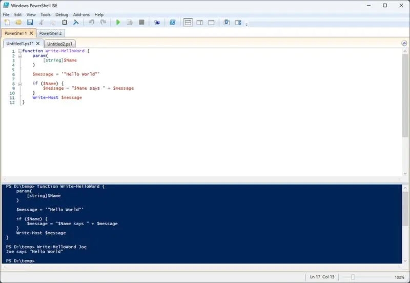 Windows PowerShell