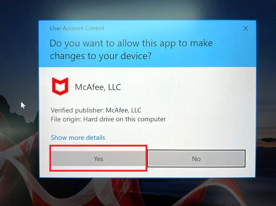 Wyłączenie antywirusa McAfee