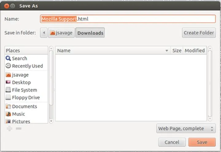 Zapisywanie stron w HTML